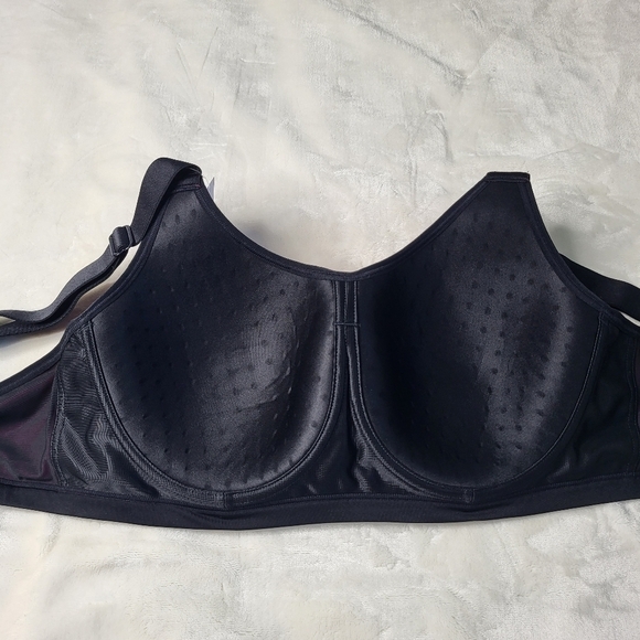 44B Livi High Impact Sports Bra with Underwire. Pink, black. - Picture 5 of 8